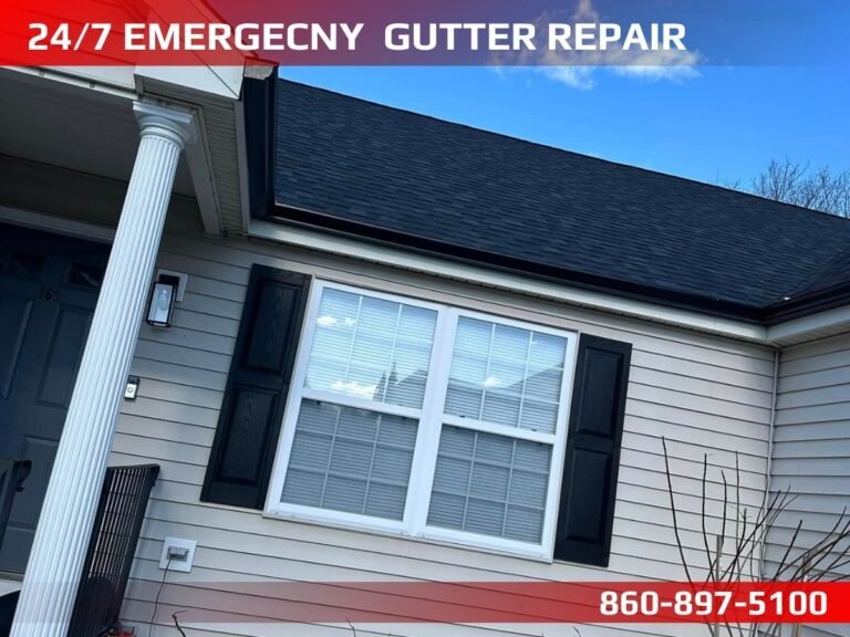 Gutter repair services near me waterbury CT