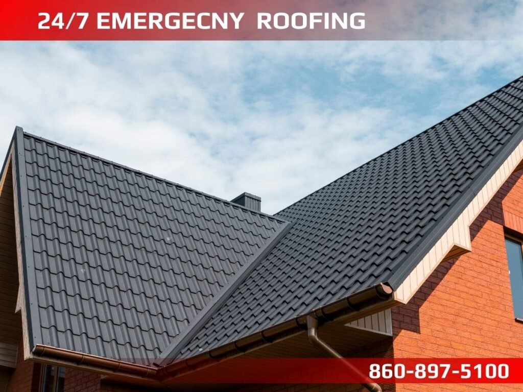 Roof repair Waterbury CT on a 06705 home 