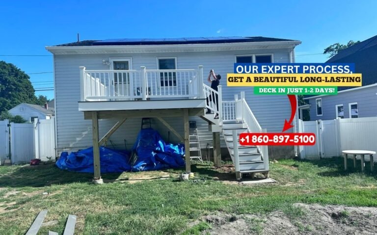 Deck staining service Waterbury Connecticut