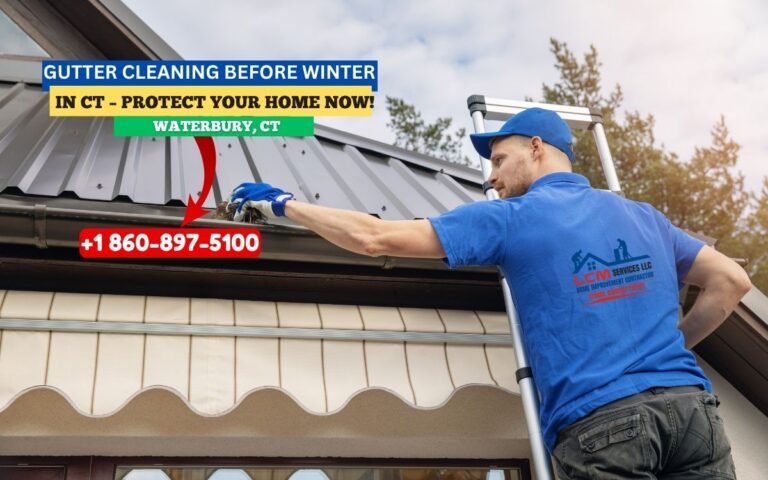 Best Time to Clean Gutters Before Winter in CT | LCM