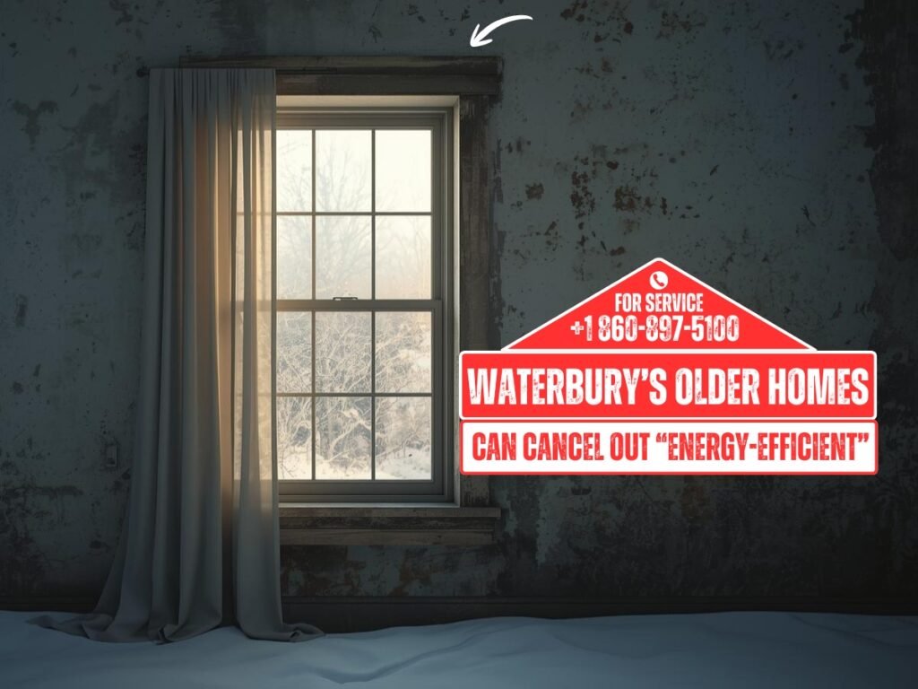 Energy-efficient window replacement underperforming in an older Waterbury CT home