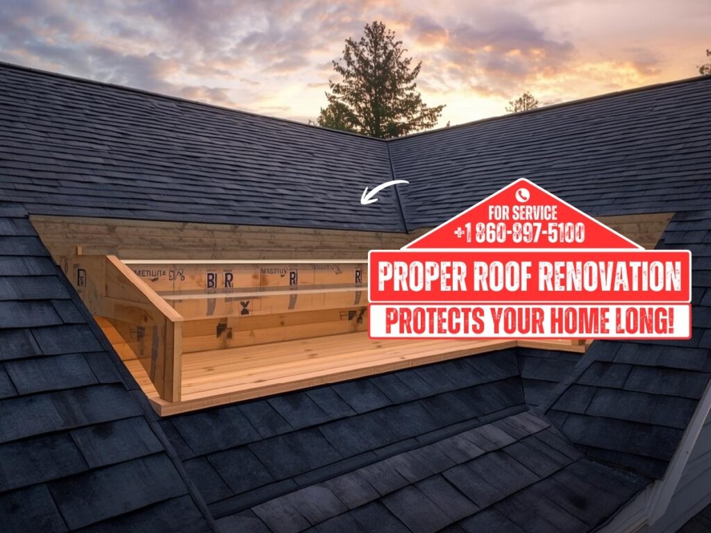 Proper roof renovation protecting home structure long term