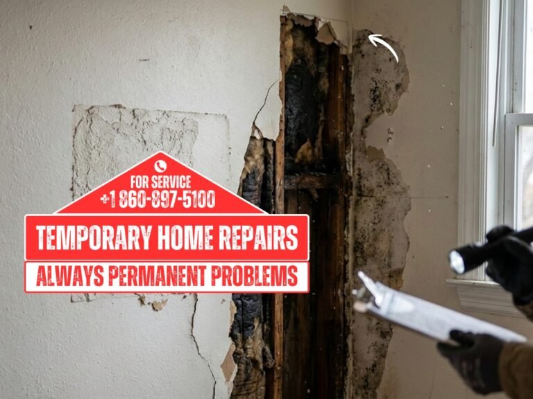 Why “Temporary” Home Repairs Almost Always Become Permanent Problems