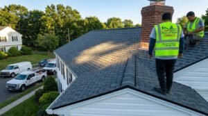 Professional roof renovation by LCM Services LLC Waterbury CT – Alfredo Castro 15+ years experience, complete roof replacement before & after