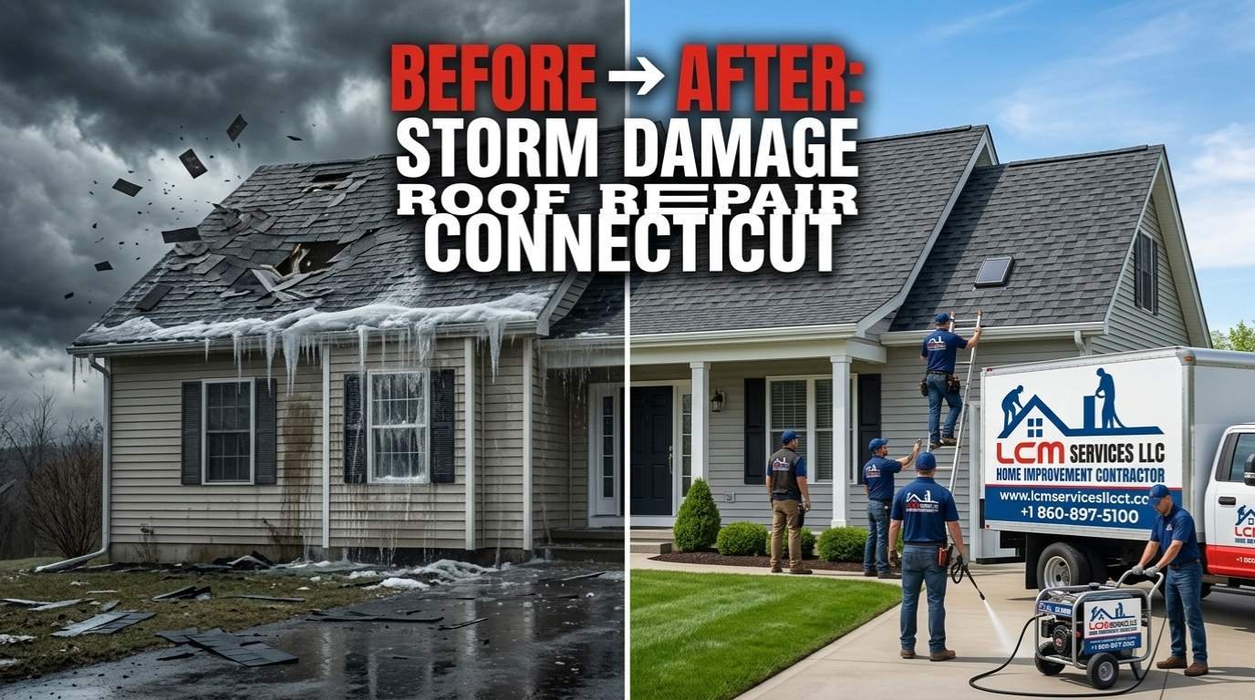 Storm Damage Roof Repair Connecticut | Waterbury Roofing Experts