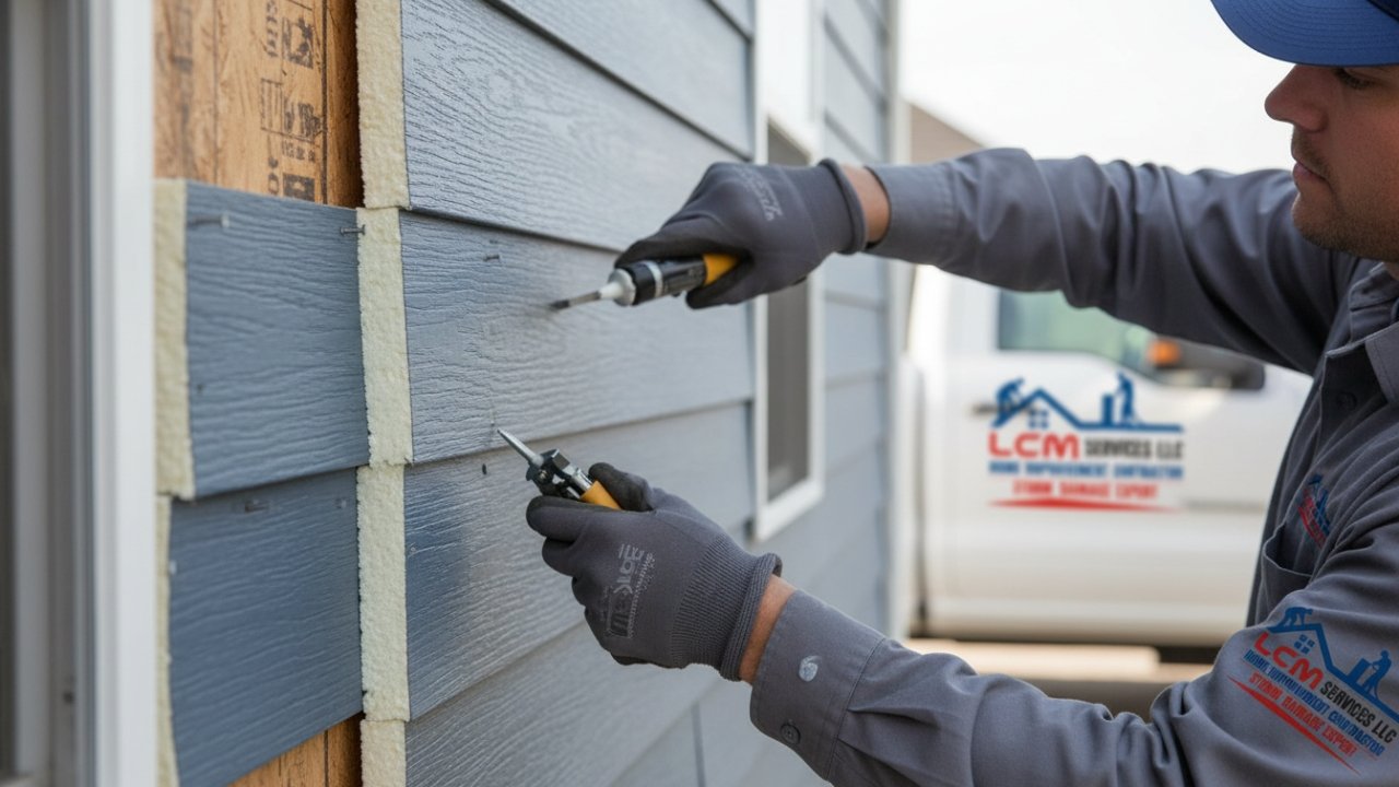 Preparing wall for insulated siding installation in CT